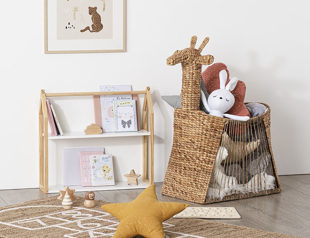 image_returner Βιβλιοθήκη Maison με 2 ράφια 56x15x50.8cm Ξύλου/Λευκό - Image 1