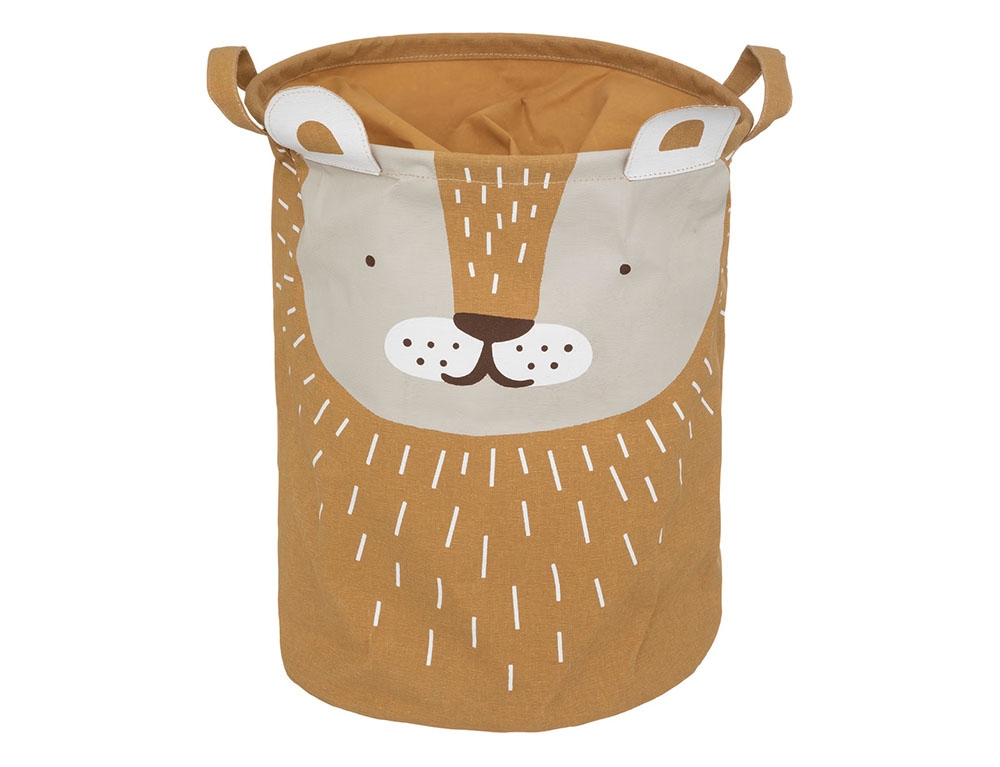 image_returner Παιδικό Καλάθι Αποθήκευσης Lion με χερούλια 32x32x50cm - Image 1
