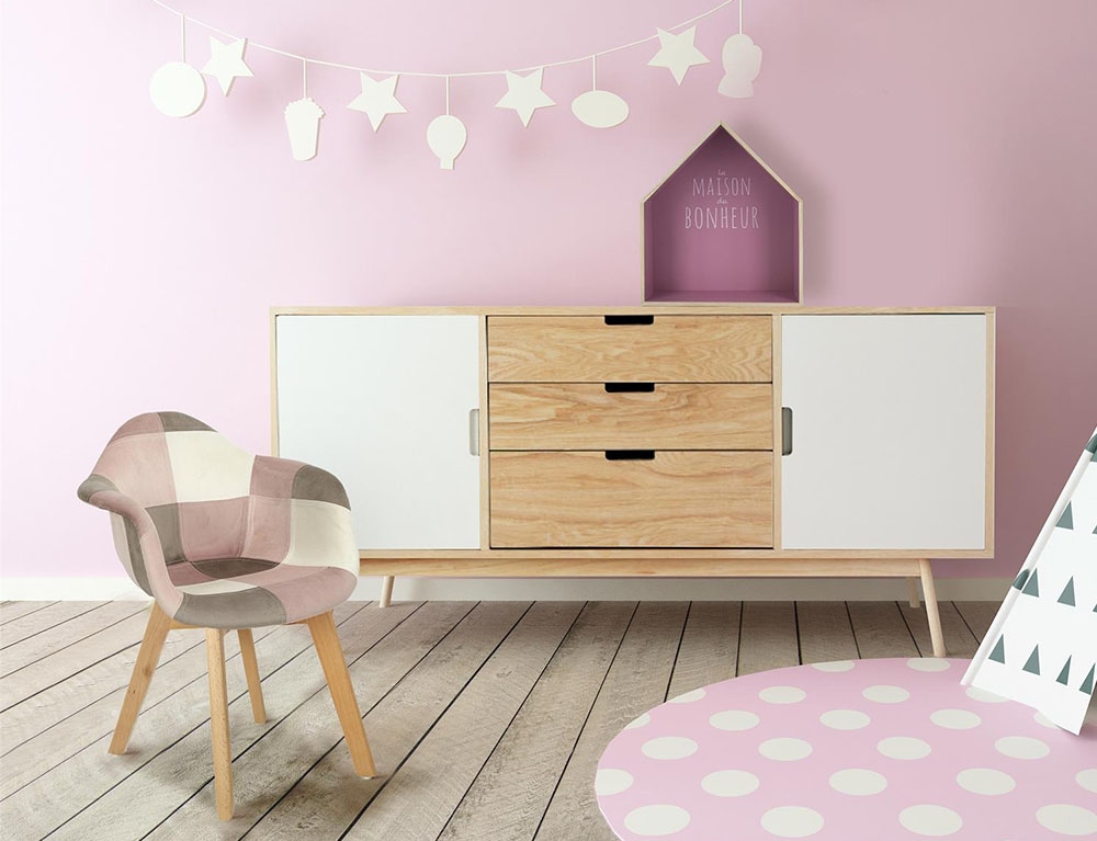 image_returner Παιδική Πολυθρόνα Leonie Home 43.5x35.5x58cm Ροζ - Image 1