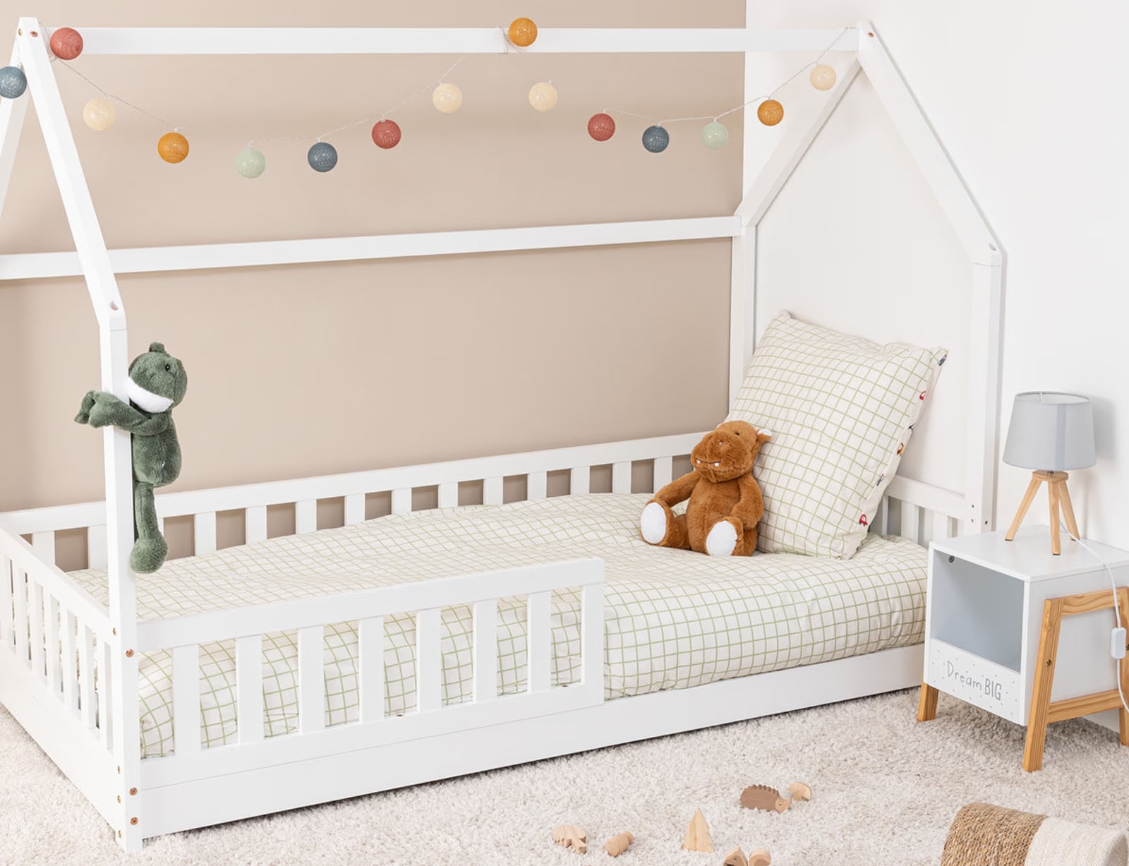 image_returner Παιδικό Κρεβάτι Bosco Τύπου Montessori195x98x145.5cm - Image 1