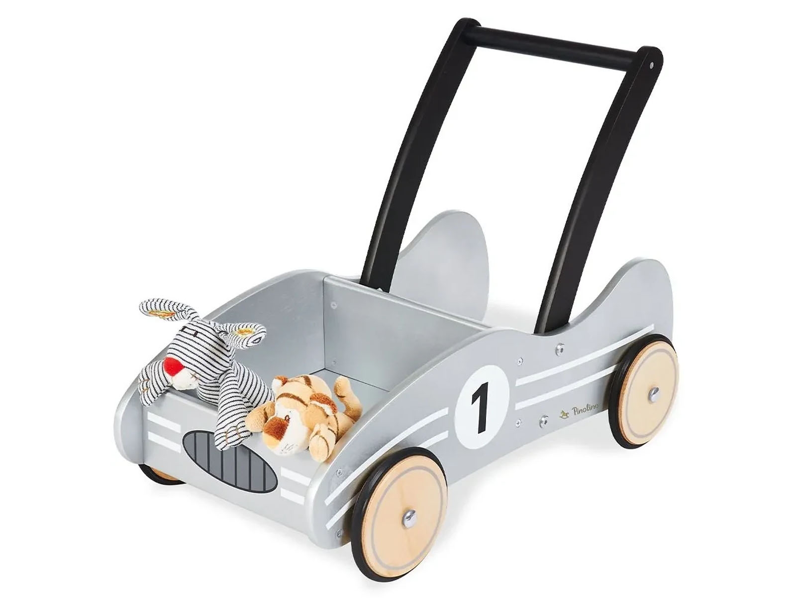 image_returner Ξύλινη Περπατούρα Kimi 60x34x47cm - Ηλικίες 1+ έτους - Silver - Image 1