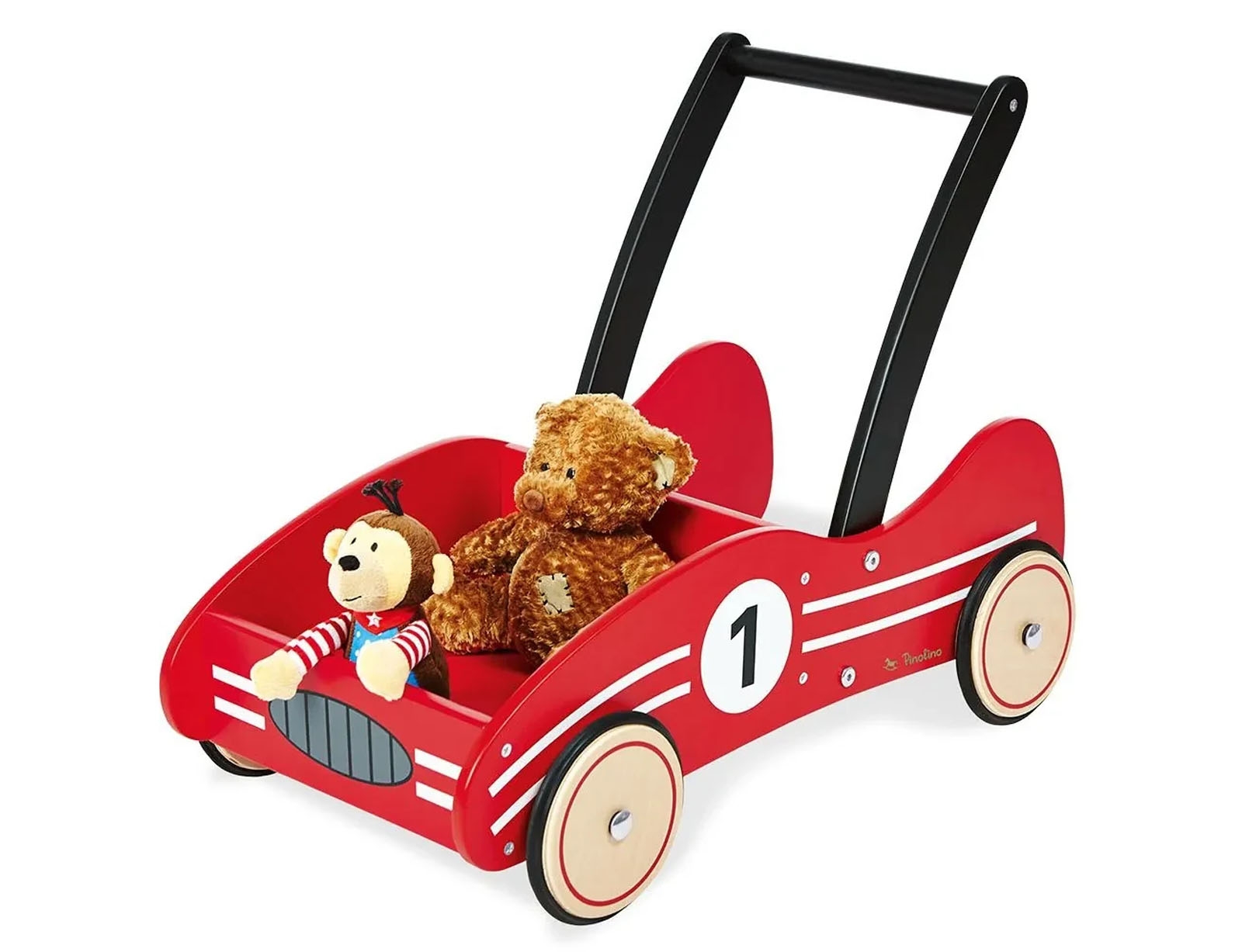 image_returner Ξύλινη Περπατούρα Kimi 60x34x47cm - Ηλικίες 1+ Κόκκινο - Image 1