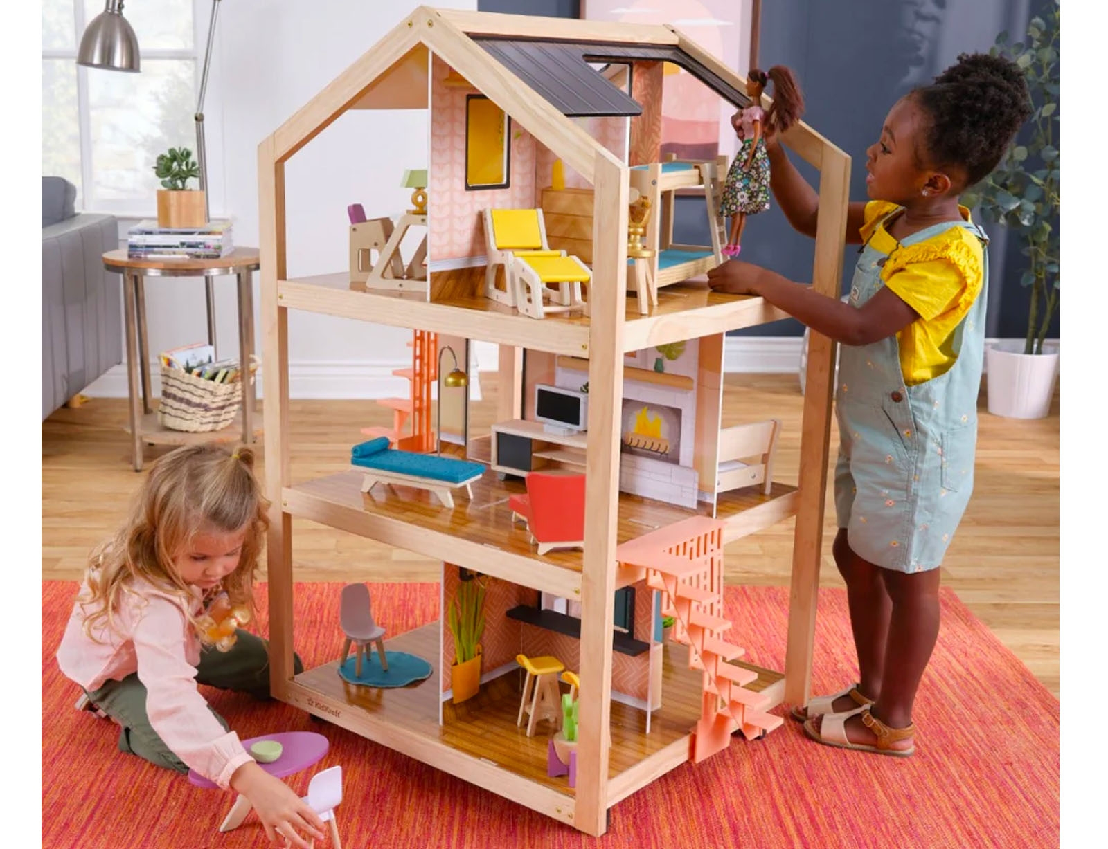 image_returner_extra Κουκλόσπιτο So Stylish Mansion KidKraft Boho Naturals - Image 2