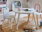 Παιδικό Τραπέζι Douceur Λευκό 60x60x43.5cm - Image 2