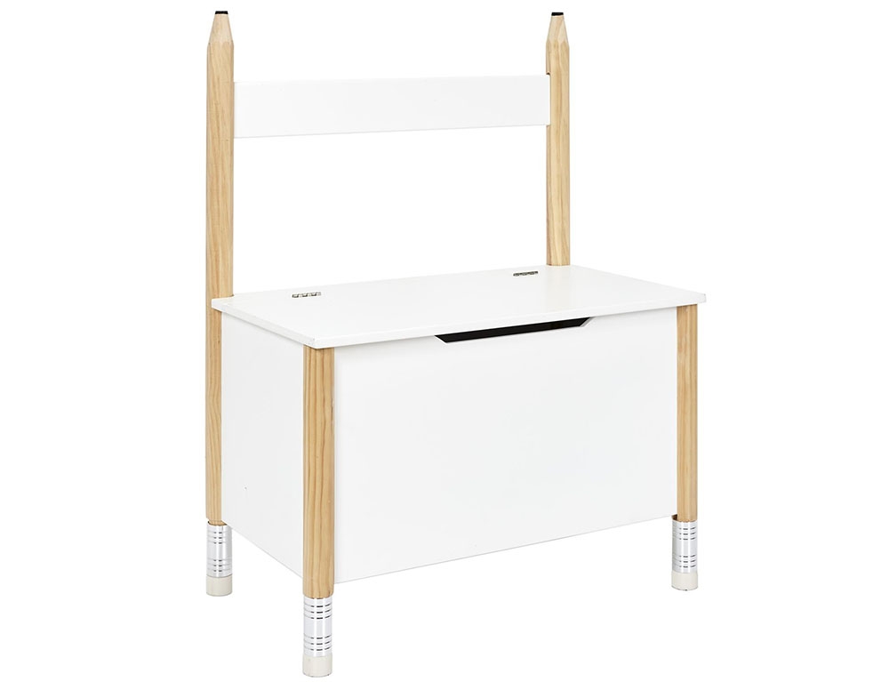 image_returner_extra Παιδικό Παγκάκι Crayon Home Deco Kids με αποθηκευτικό χώρο και διαστάσεις 60x34x80cm - Image 2