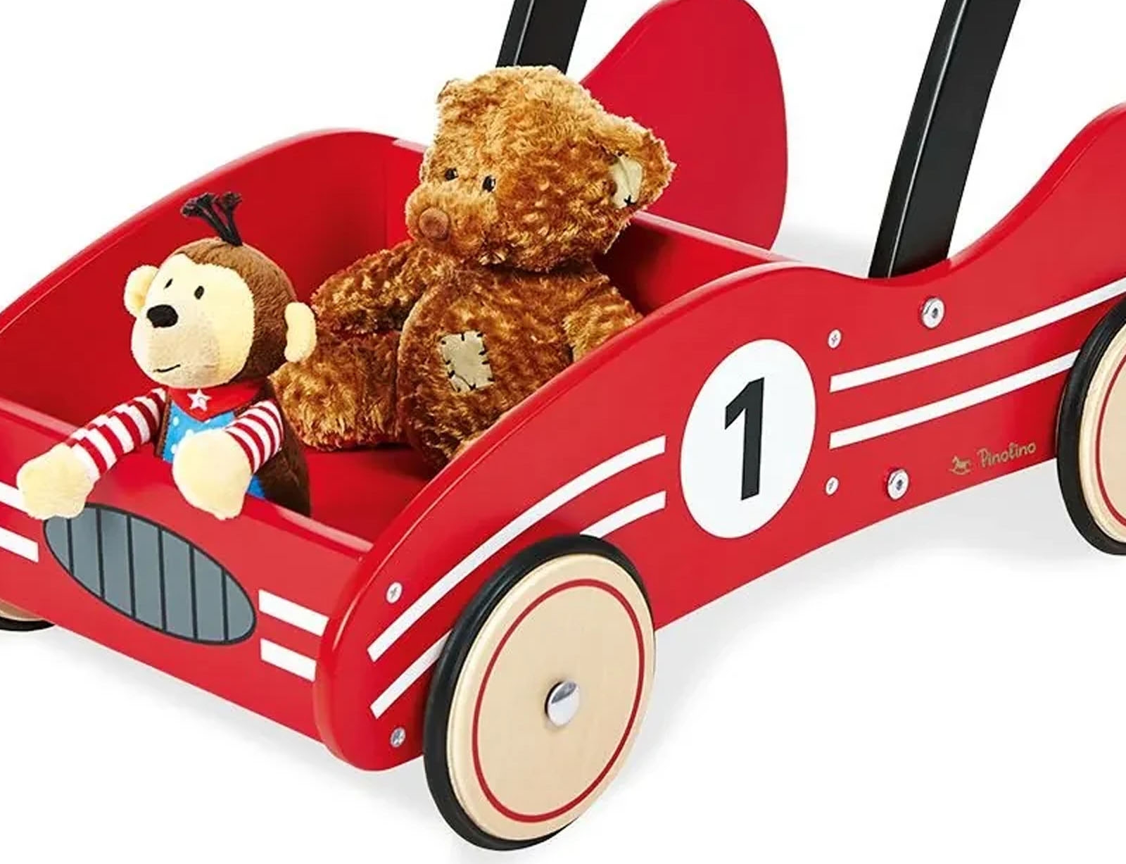 image_returner_extra Ξύλινη Περπατούρα Kimi 60x34x47cm - Ηλικίες 1+ Κόκκινο - Image 2