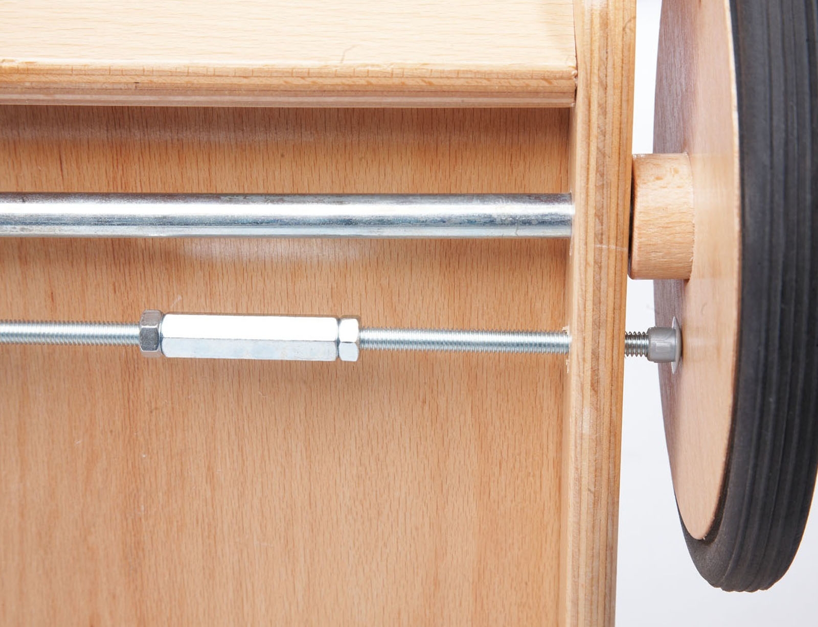 image_returner_extra Ξύλινο Καρότσι για κούκλες Maria 53x35x58cm - Ηλικίες 1 έτους και άνω - White - Image 2