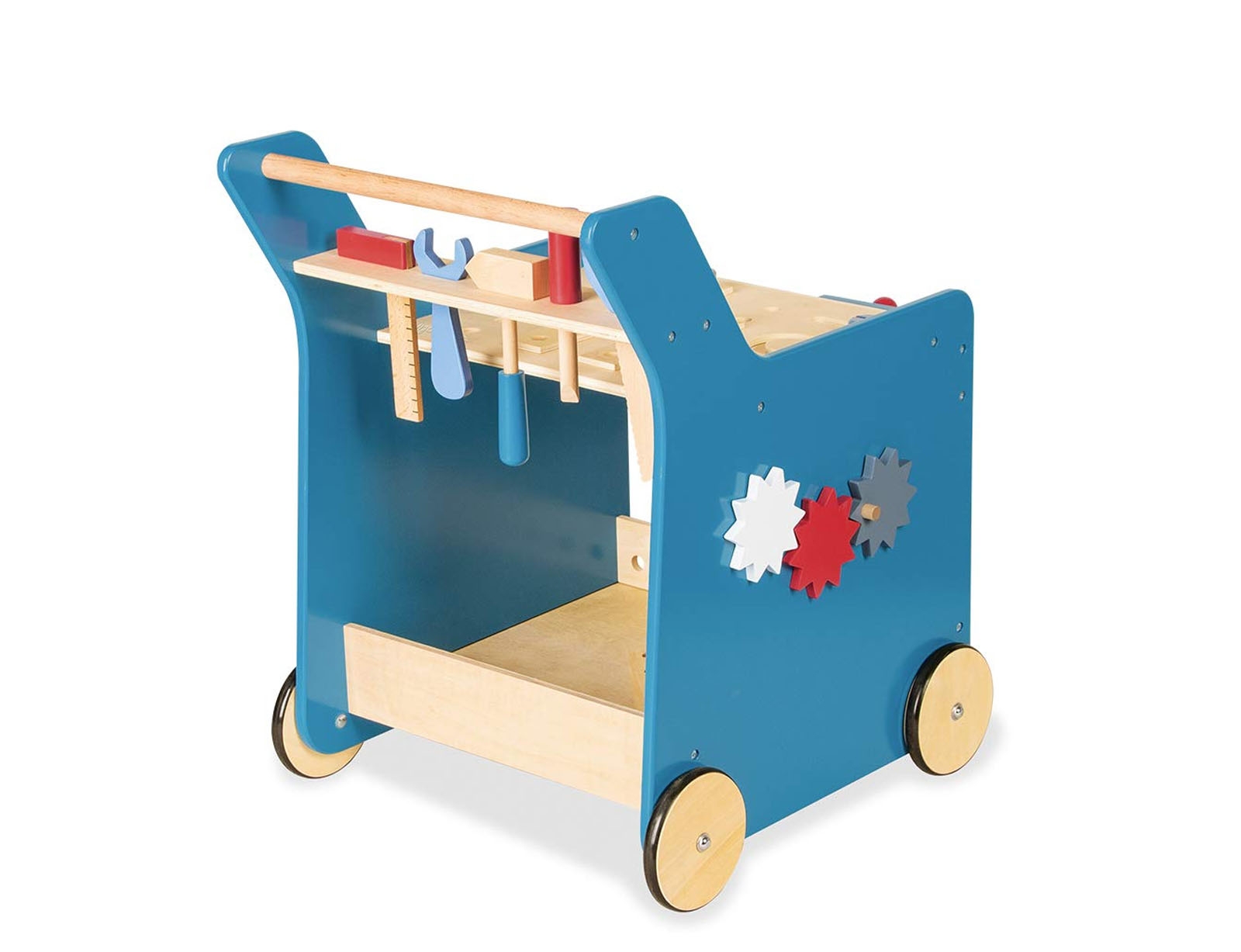 image_returner_extra Ξύλινος πάγκος με εργαλεία Kalle 44x52x57cm - Hλικίες 3+ ετών - Blue - Image 2