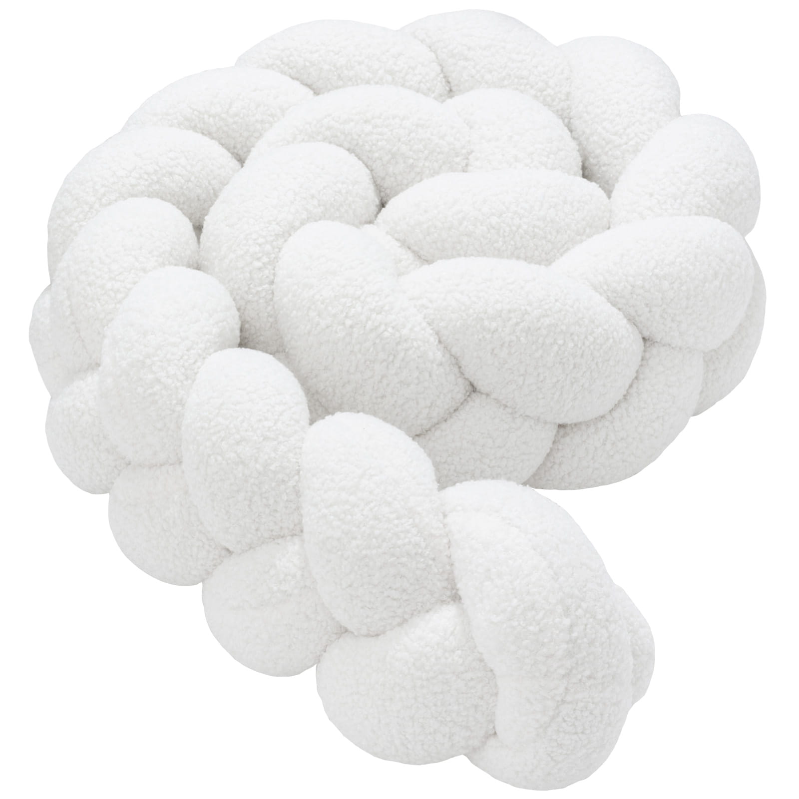 jukki_braided_cot_bumper_boucle_ecru_02 Πάντα πλεξούδα τριπλή χειροποίητη Boucle 200x18εκ. Ecru - Image 1