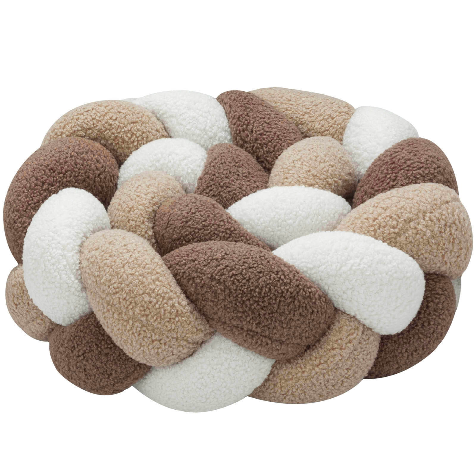 jukki_braided_cot_bumper_boucle_mix_beige_03 (1) Πάντα πλεξούδα τριπλή χειροποίητη Boucle 200x18εκ. Beige Mix - Image 6
