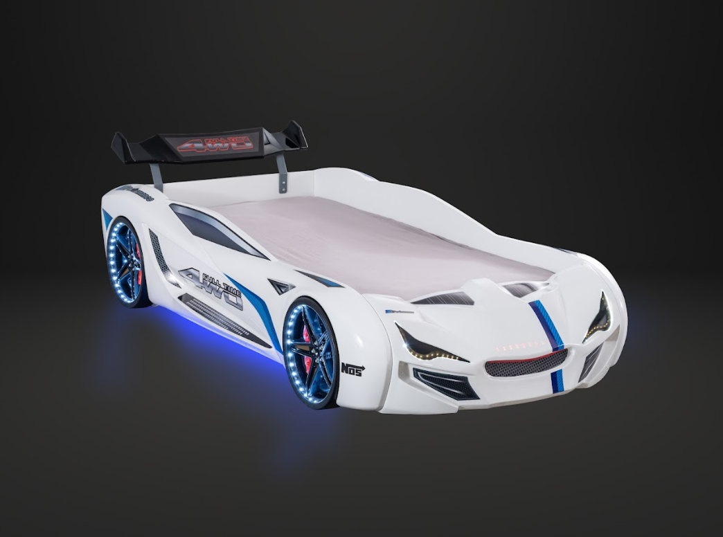 MV1 lights MVN 1 Κρεβάτι Αυτοκίνητο με Ήχο & Φωτισμό 190x90εκ. - Image 2