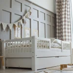 Basic Plus Duo παιδικό κρεβάτι με στρογγυλό κάγκελο και συρτάρι ή δεύτερο κρεβάτι - Image 12