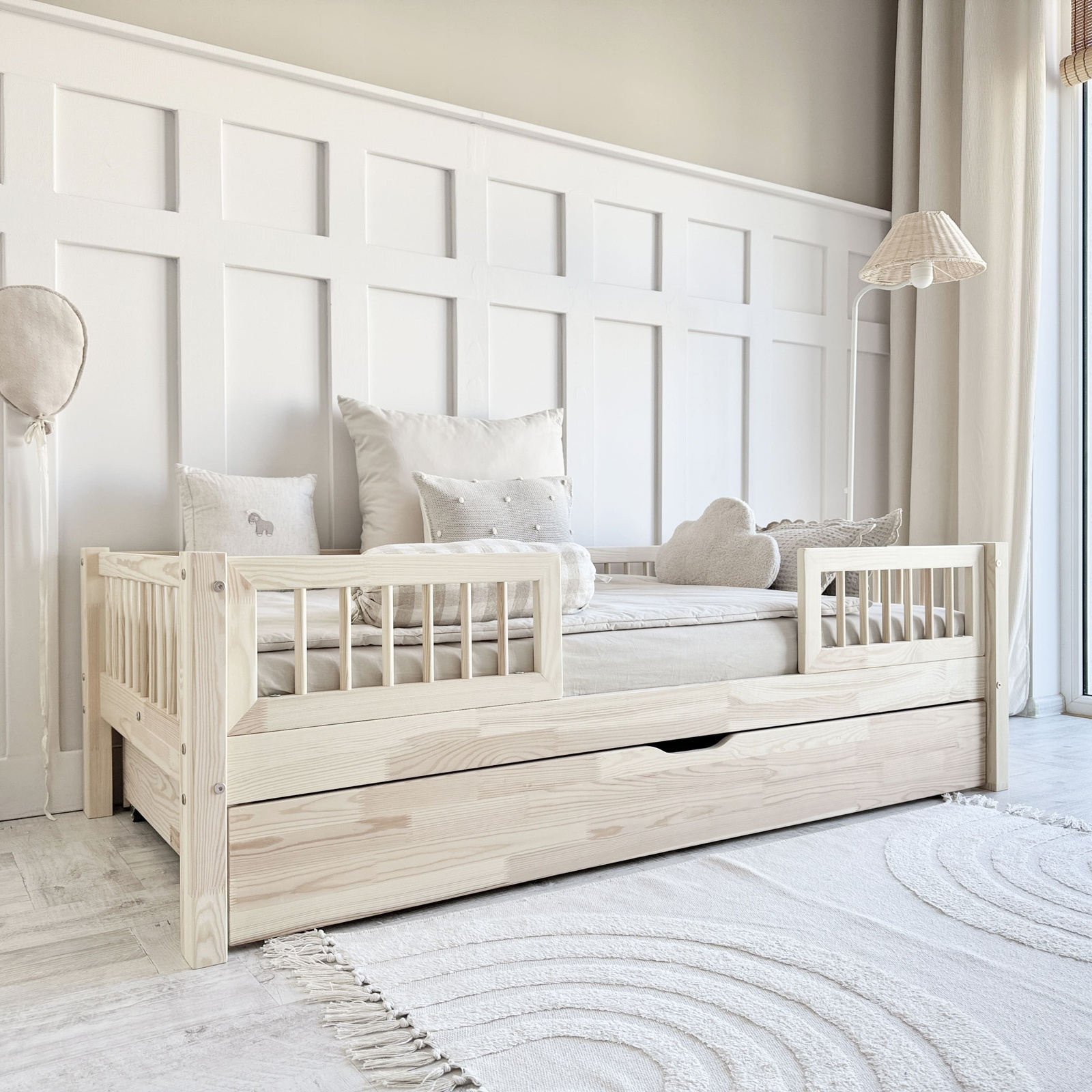 eng_pl_Basic-Duo-Plus-with-rung-rail-version-with-drawer-93_3 Basic PLUS DUO with rung rail κρεβάτι μασίφ με συρτάρι / δεύτερο κρεβάτι - Image 3