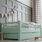 Basic Plus Duo παιδικό κρεβάτι με στρογγυλό κάγκελο και συρτάρι ή δεύτερο κρεβάτι - Image 7