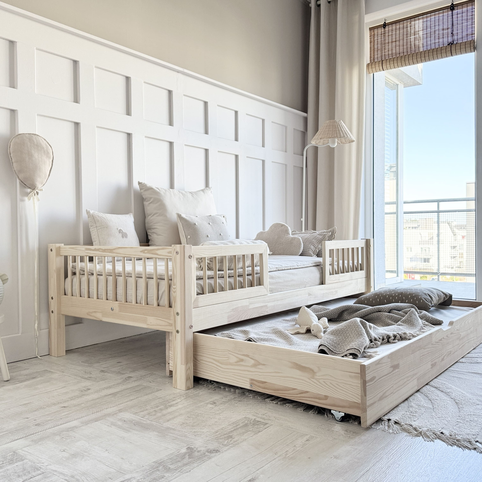 eng_pl_Basic-Duo-Plus-with-rung-rail-version-with-drawer-93_6 Basic PLUS DUO with rung rail κρεβάτι μασίφ με συρτάρι / δεύτερο κρεβάτι - Image 4