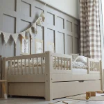 Basic Plus Duo παιδικό κρεβάτι με στρογγυλό κάγκελο και συρτάρι ή δεύτερο κρεβάτι - Image 8