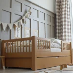 Basic Plus Duo παιδικό κρεβάτι με στρογγυλό κάγκελο και συρτάρι ή δεύτερο κρεβάτι - Image 9