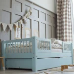 Basic Plus Duo παιδικό κρεβάτι με στρογγυλό κάγκελο και συρτάρι ή δεύτερο κρεβάτι - Image 10
