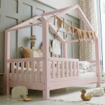 Housebed παιδικό κρεβάτι με πλακέ κάγκελο - Image 8