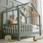 Housebed παιδικό κρεβάτι με πλακέ κάγκελο - Image 11