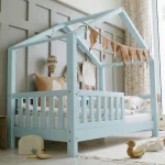 Housebed παιδικό κρεβάτι με πλακέ κάγκελο - Image 6
