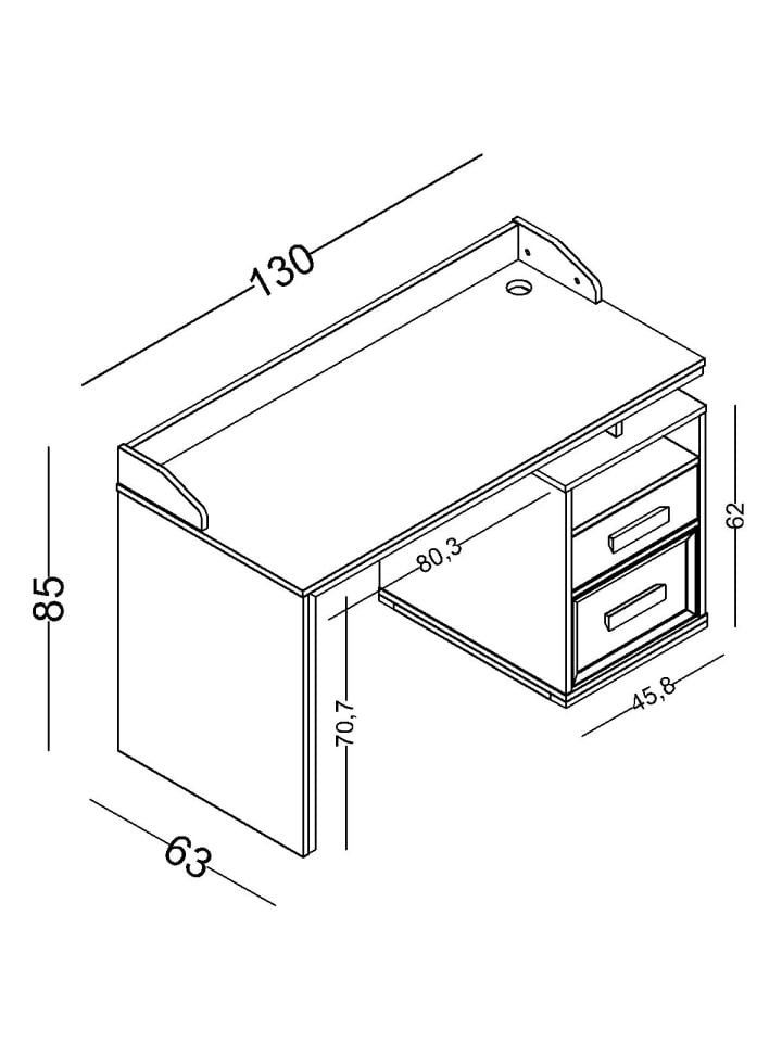 evon-calisma-masasi_min Γραφείο απλό Evon - Image 4