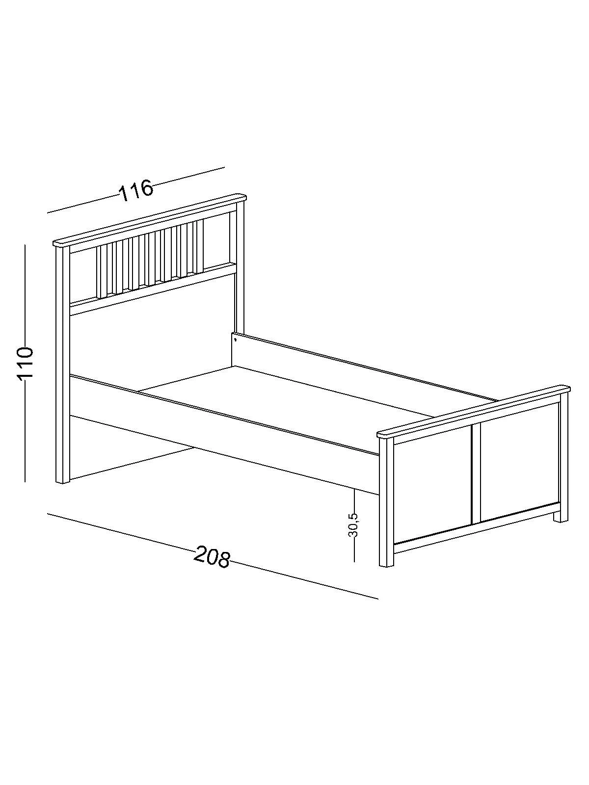 membran-100x200-karyola-class-golf Κρεβάτι Golf με συρόμενο και συρτάρια - Image 3