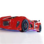 Κρεβάτι Racer Αυτοκίνητο με Ήχο & Φωτισμό 190x90εκ. - Image 6