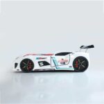 Κρεβάτι Racer Αυτοκίνητο με Ήχο & Φωτισμό 190x90εκ. - Image 3