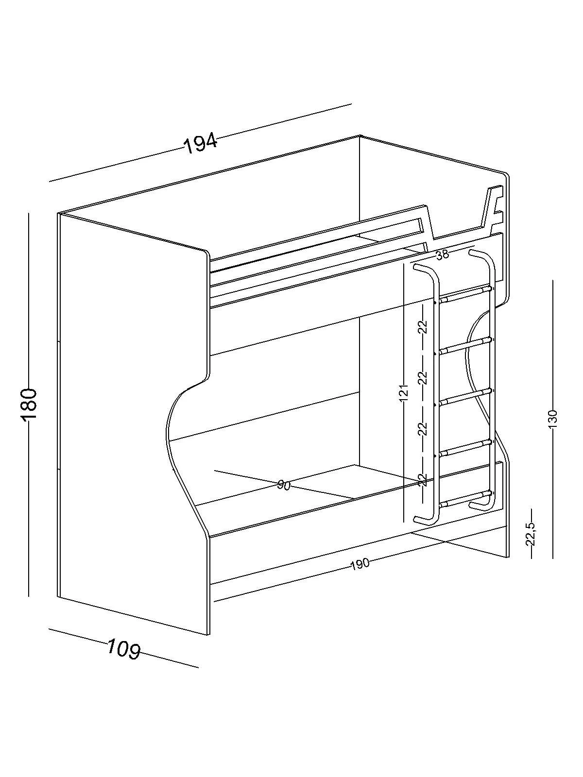 whatsapp-gorsel-2024-08-23-saat-13-58-31-f7446699 BEST COMPACT Παιδική Κουκέτα με μεταλλική σκάλα για στρώματα 190X90 - Image 4
