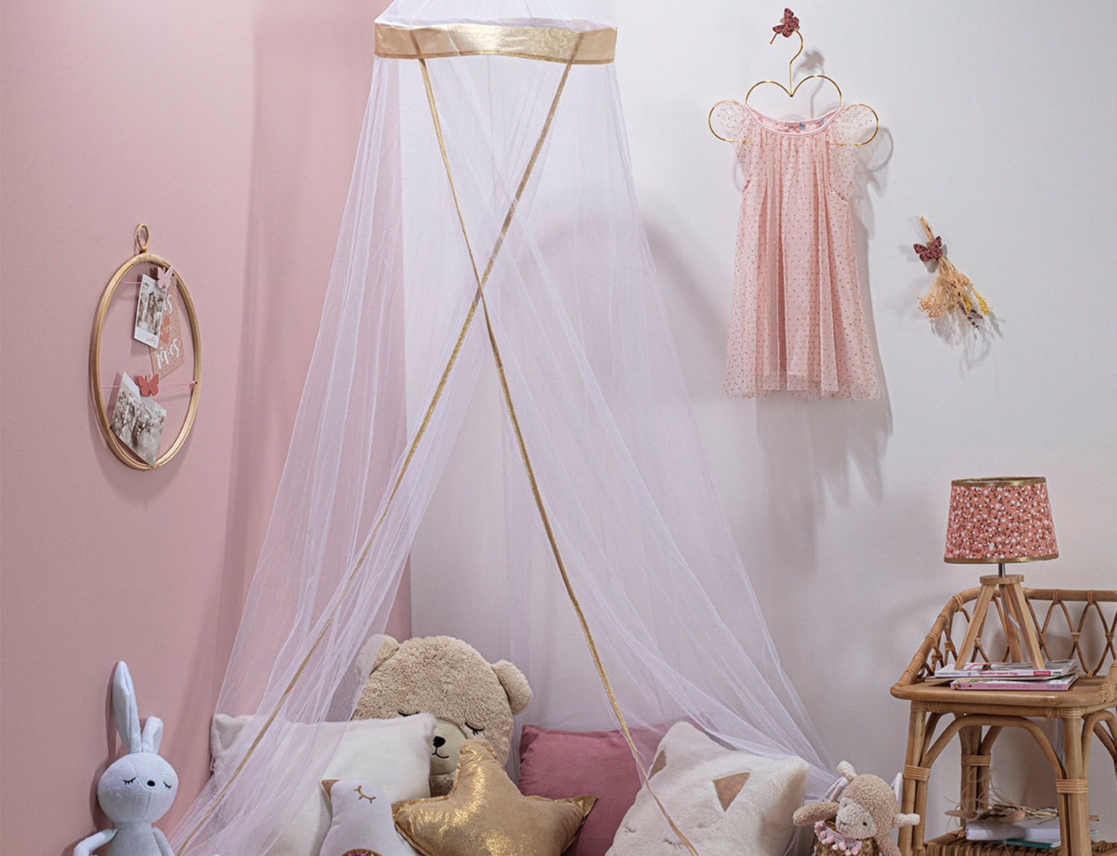 image_returner_extra Μεταλλική κρεμάστρα Atmosphera - 3 τεμάχια - χρυσό - Image 2