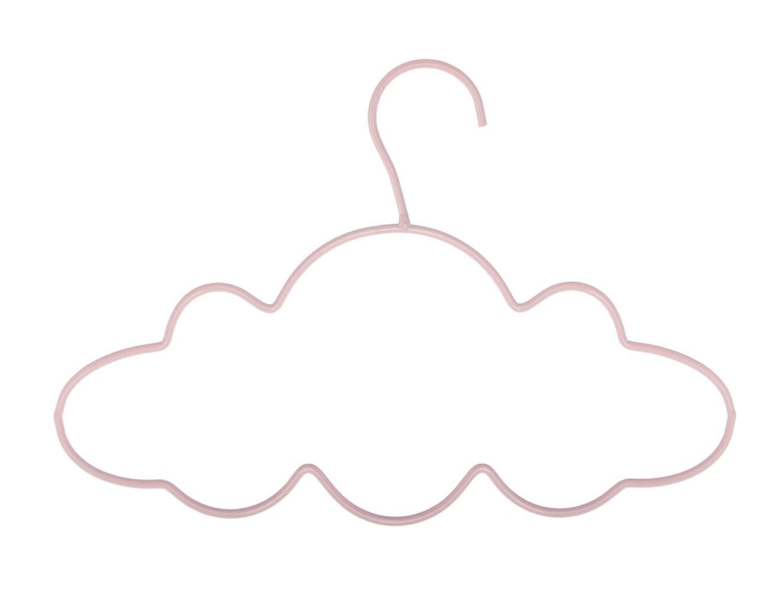 image_returner_extra Μεταλλική κρεμάστρα Atmosphera - 3 τεμάχια - Λευκό/Ροζ - Image 2