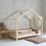 HouseBed Μontessori παιδικό κρεβάτι μασίφ