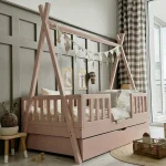 Tipi DUO PLUS παιδικό κρεβάτι με πλακέ κάγκελο και συρτάρι ή δεύτερο κρεβάτι - Image 12