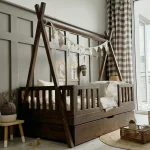 Tipi DUO PLUS παιδικό κρεβάτι με πλακέ κάγκελο και συρτάρι ή δεύτερο κρεβάτι - Image 15