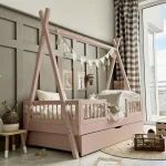 Tipi DUO PLUS παιδικό κρεβάτι με στρογγυλό κάγκελο και συρτάρι ή δεύτερο κρεβάτι - Image 13