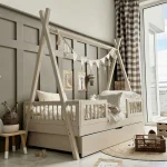 Tipi DUO PLUS παιδικό κρεβάτι με στρογγυλό κάγκελο και συρτάρι ή δεύτερο κρεβάτι - Image 14