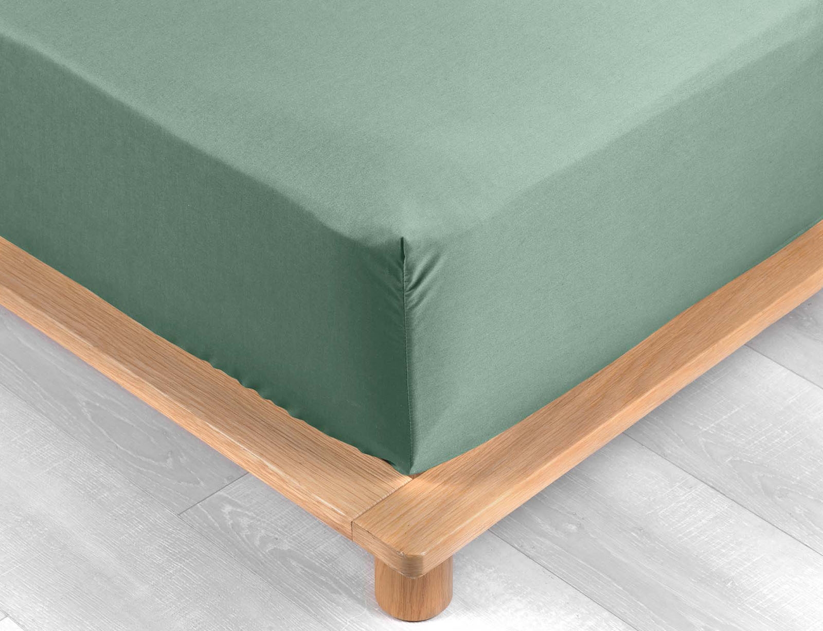 image_returner Σεντόνι με λάστιχο Lina από βαμβάκι-Lime Green - Image 1