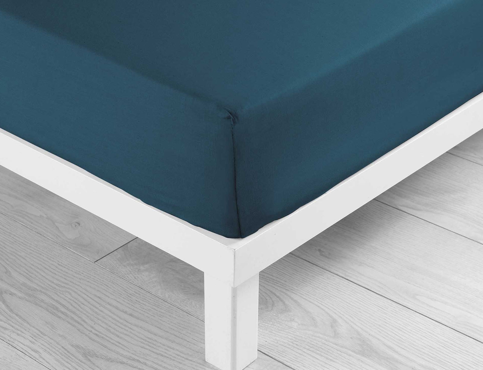 image_returner Σεντόνι με λάστιχο Lina από βαμβάκι-Blue - Image 1