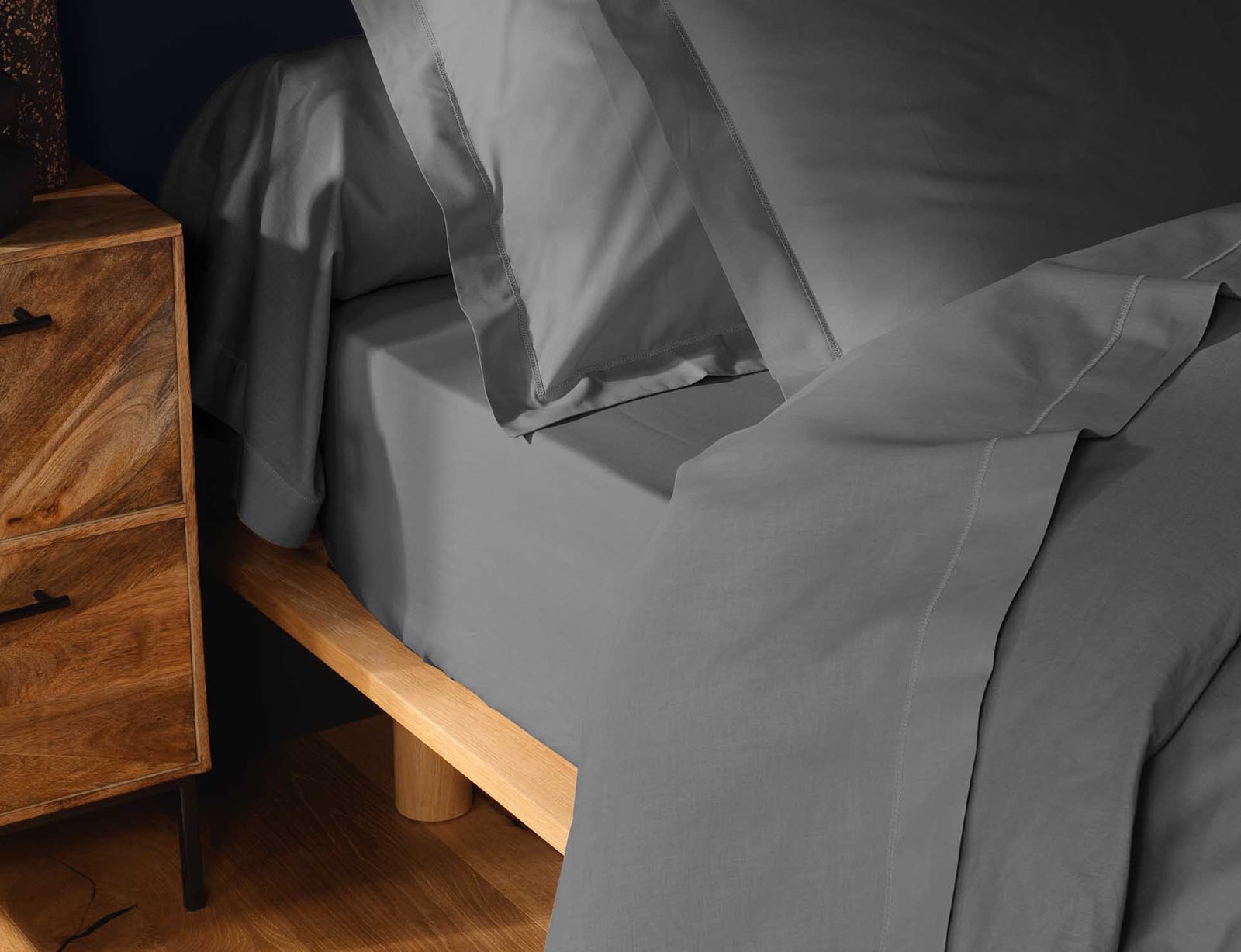 image_returner_extra (1) Σεντόνι με λάστιχο Lina από βαμβάκι-Charcoal Grey - Image 5