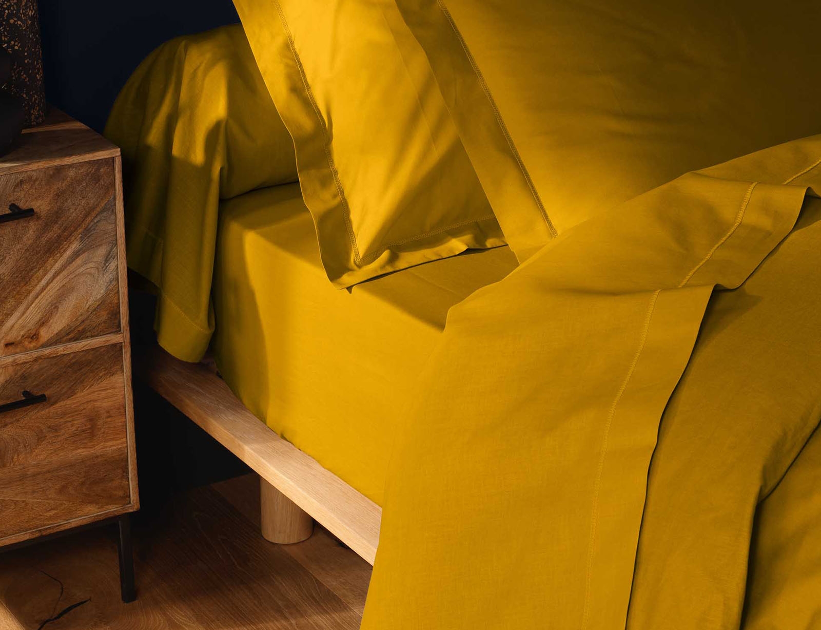 image_returner_extra (1) Σεντόνι με λάστιχο Lina από βαμβάκι- Curry - Image 5