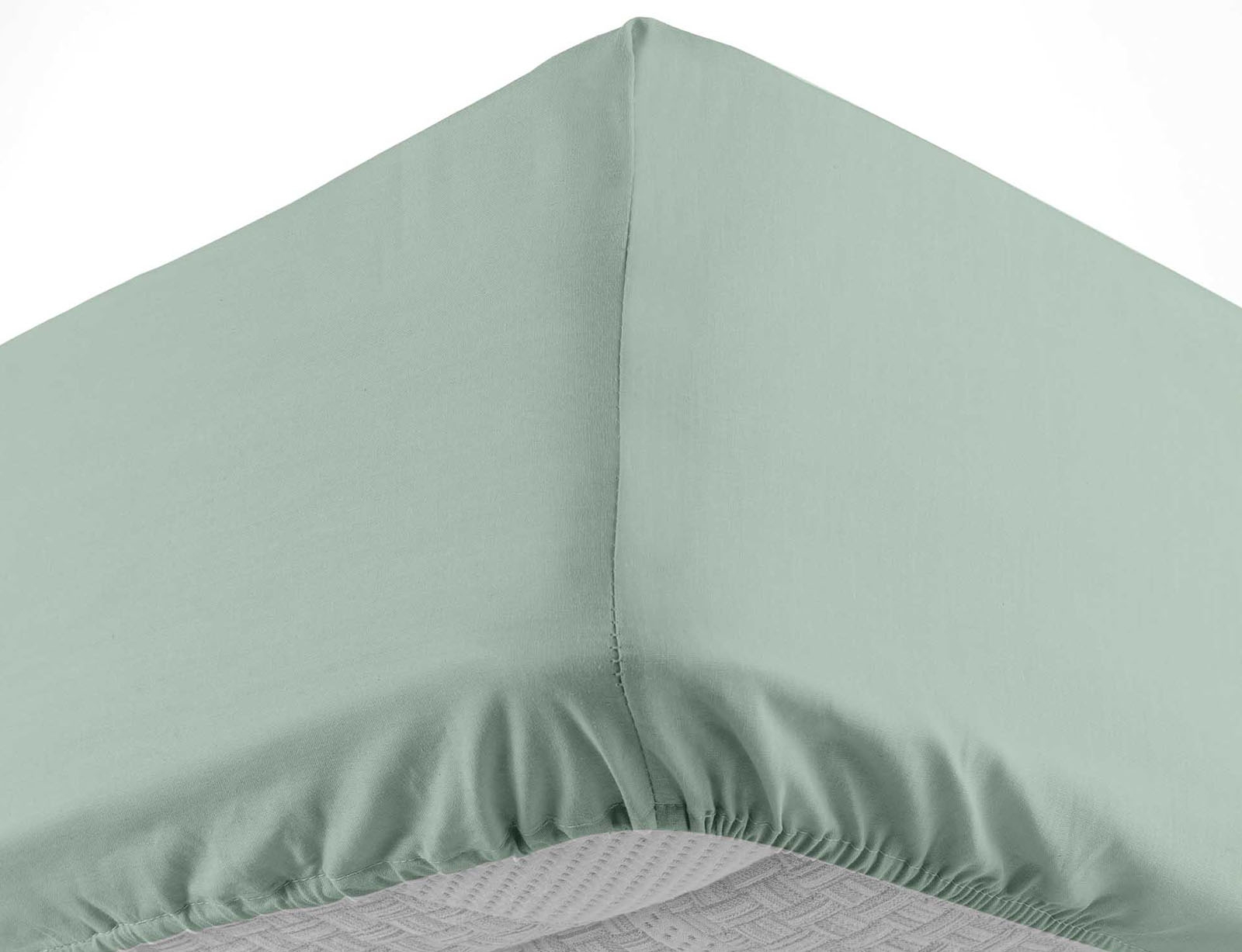 image_returner_extra Σεντόνι με λάστιχο Lina από βαμβάκι-Sage - Image 2