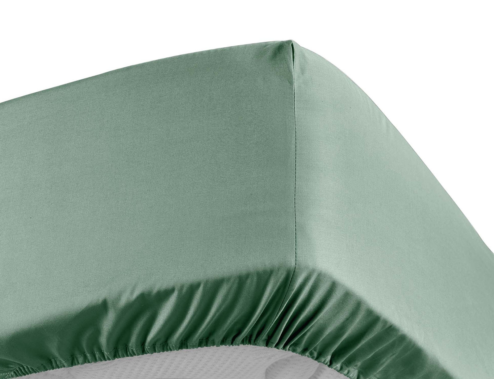 image_returner_extra Σεντόνι με λάστιχο Lina από βαμβάκι-Lime Green - Image 2