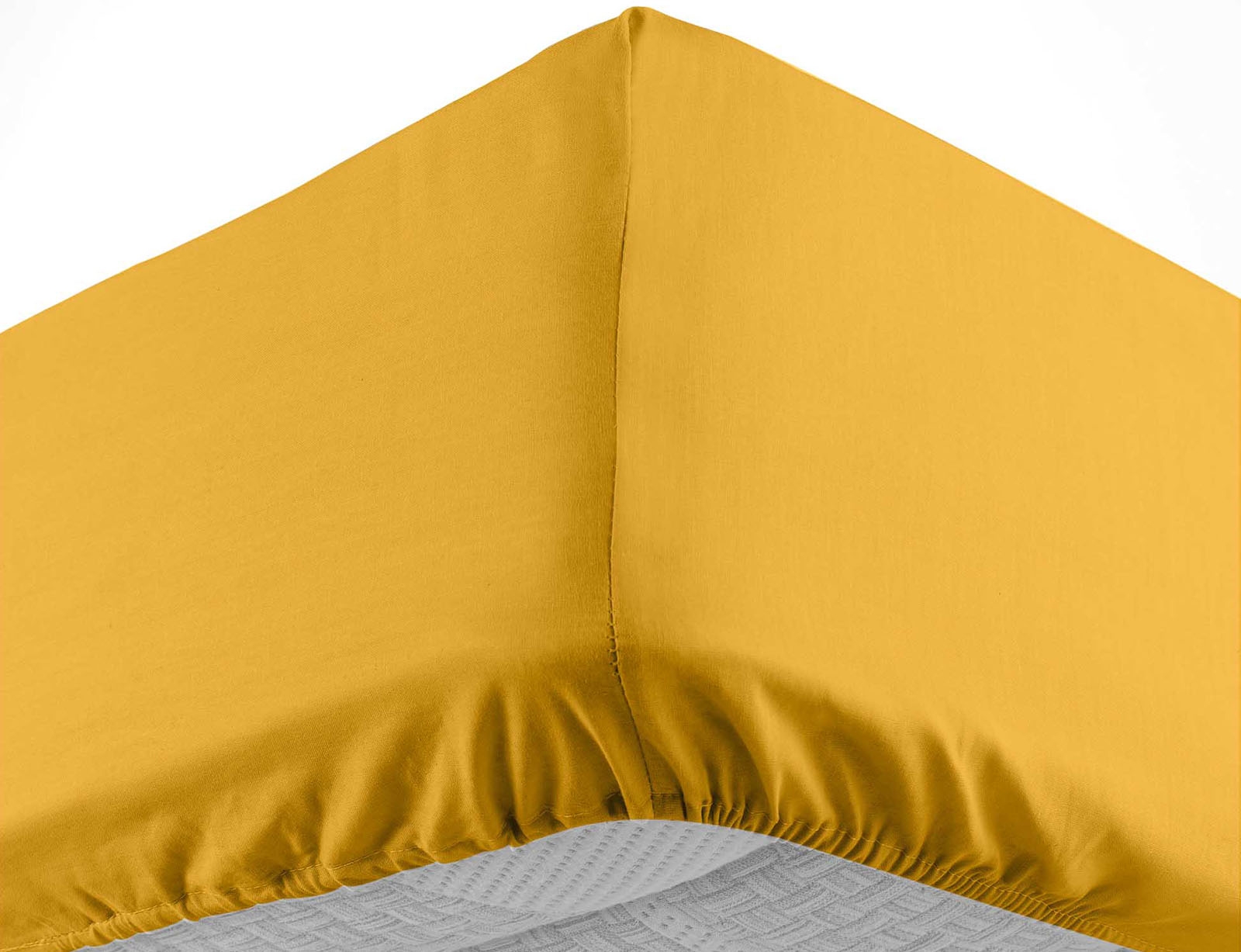 image_returner_extra Σεντόνι με λάστιχο Lina από βαμβάκι- Curry - Image 2