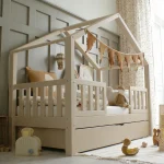 Housebed Duo Plus παιδικό κρεβάτι με πλακέ κάγκελο και συρτάρι ή δεύτερο κρεβάτι - Image 13