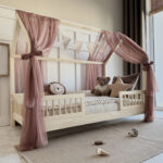 Κουρτίνες Κρεβατιού Τούλινες