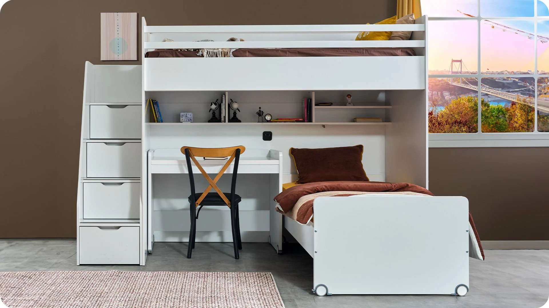 joker-0001-uretken-dolgu-2 JOKER Πολυμορφική Παιδική Κουκέτα Λευκή για στρώματα 200×100 - Image 14