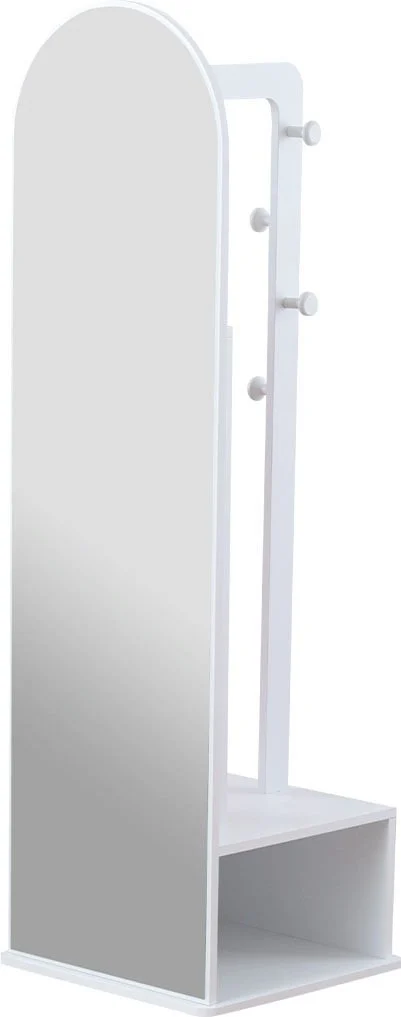 1 Καθρέφτης λευκός με ρόδες Mira - Image 1