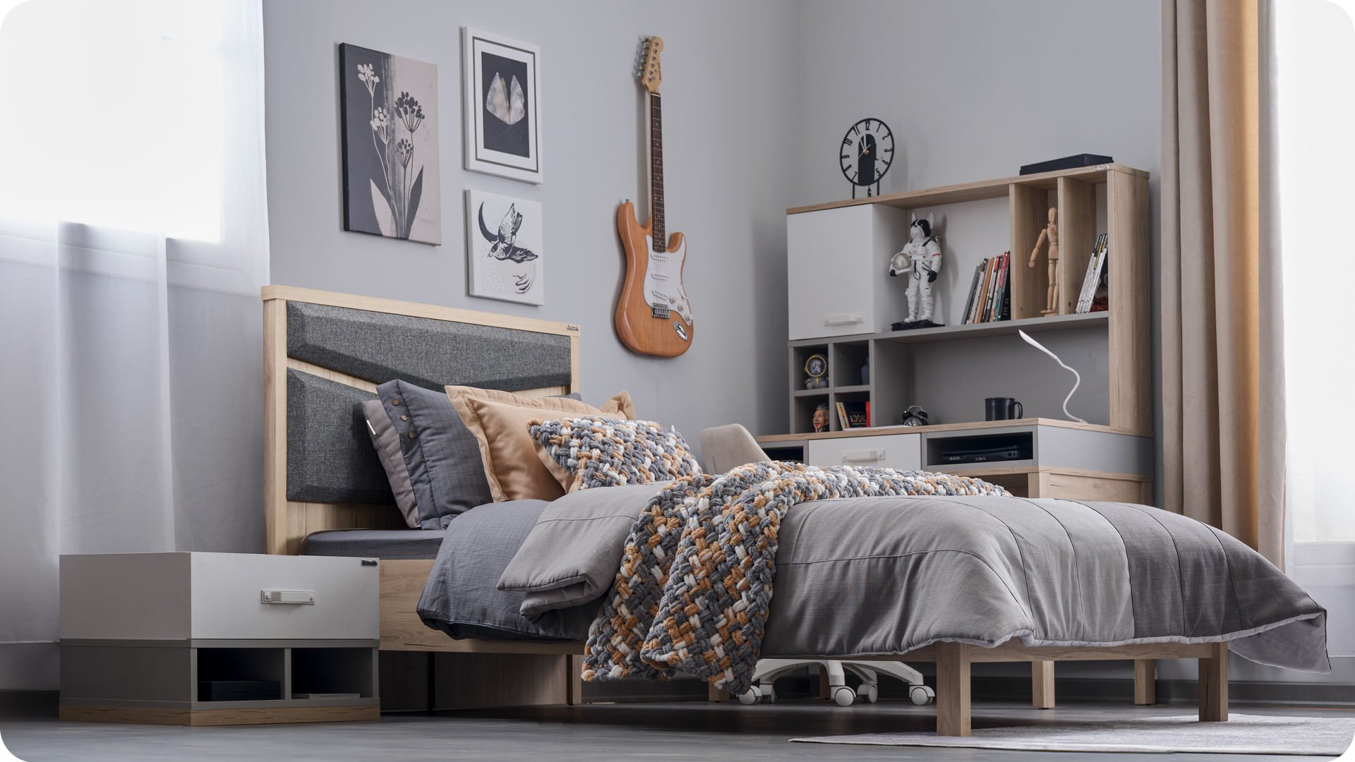 1-copy Κρεβάτι απλό Porto - Image 3