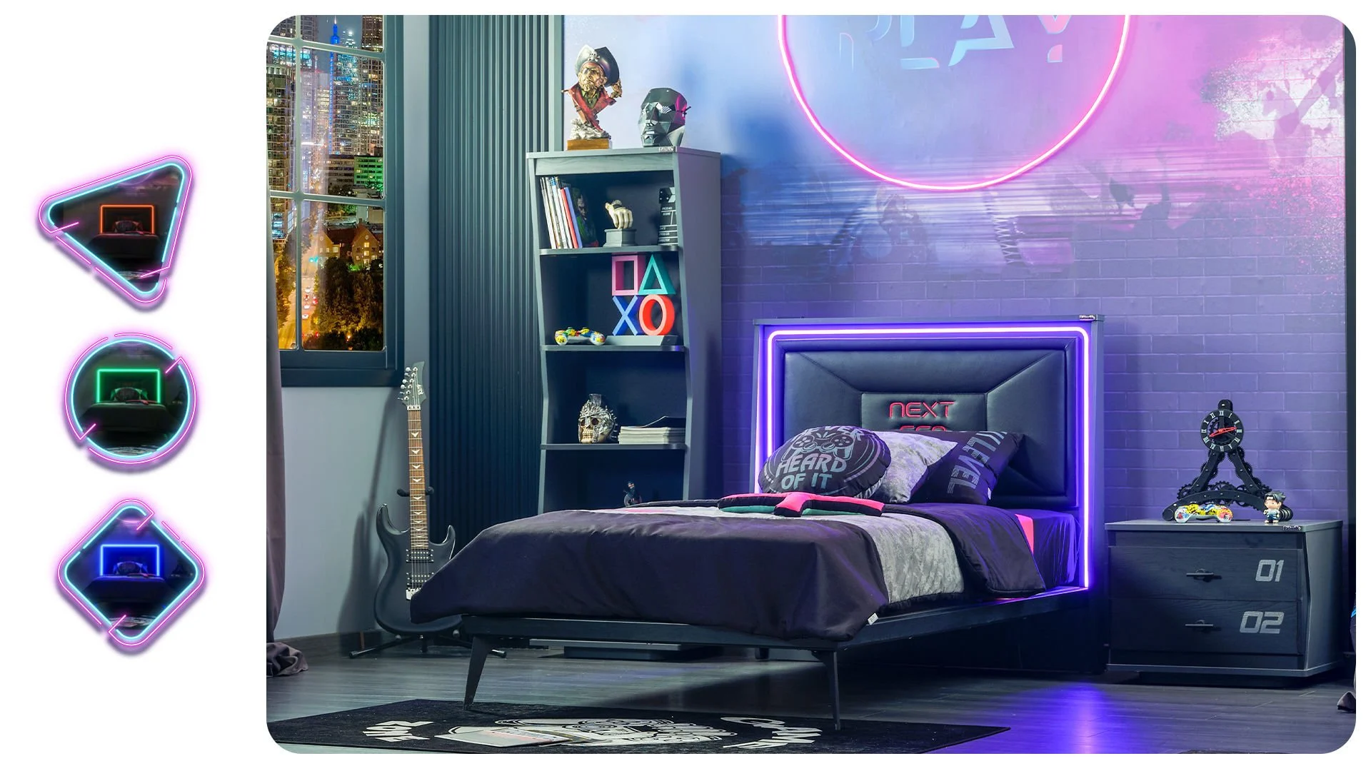 2 Κρεβάτι απλό Next Game - Image 3